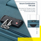 Expandable Softside Luggage 3 Piece Set with Spinner Wheels - Multiple Colors