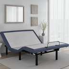 Twin XL Adjustable Bed Base with Massage and Programmable Positions