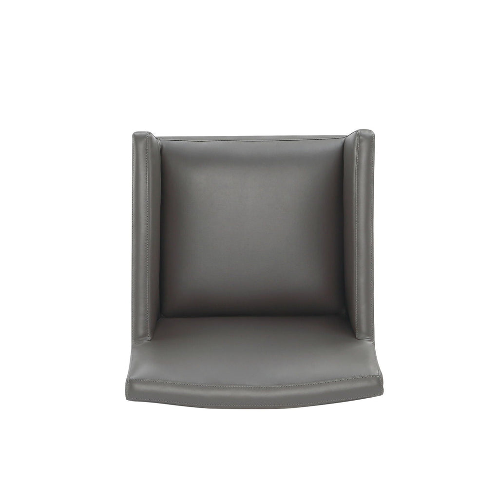 Square Armchair with Upholstered Seat - Available in Multiple Colors