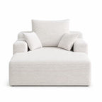 71.65'' Corduroy Chaise Lounge Sofa with Cup Holders & Storage Pocket