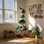 62" Cat Tree with Heavy Duty Base - Multi-Level Cat Furniture