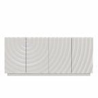 Buffet Cabinet with Storage - Modern 4-Door Sideboard
