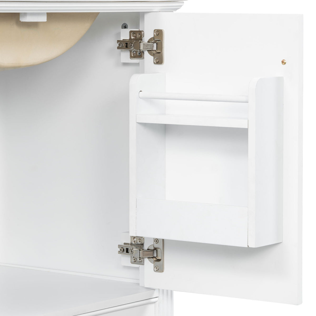 Freestanding Vanity with Drawer & Soft Close Doors - Green or White