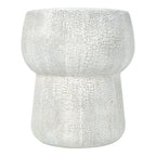 Outdoor Patio Accent Table with Crack Process - Magnesium Oxide Finish