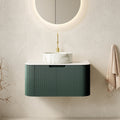 DINA 30" Bathroom Vanity with Ceramic Basin and Floating Cabinet - Carrara White or White