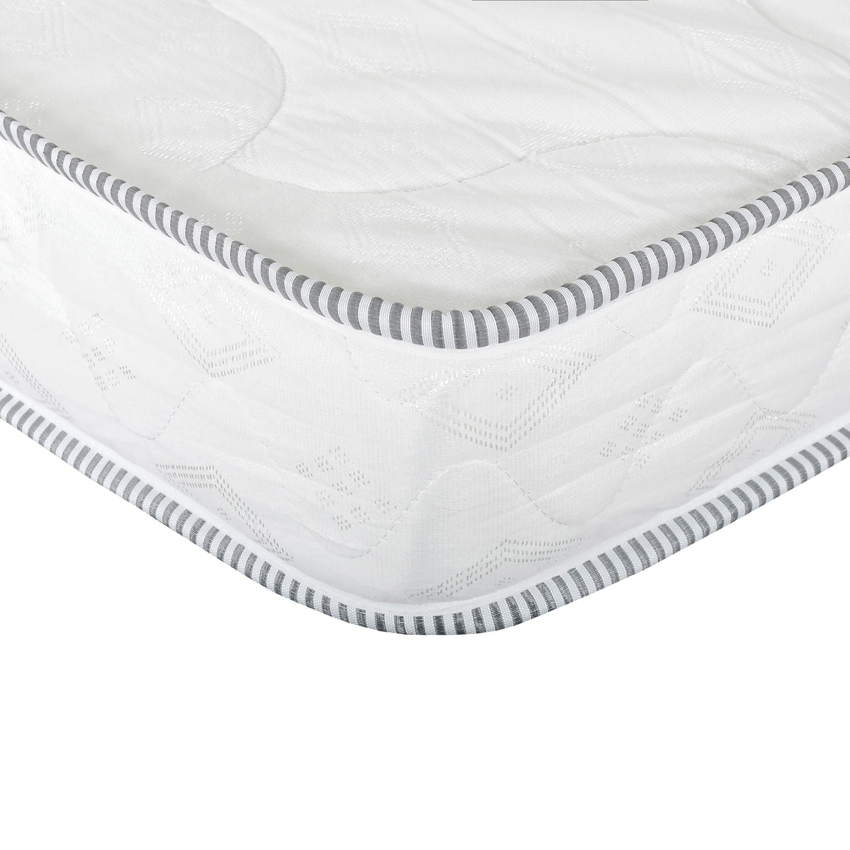 6-Inch Reversible Hybrid Mattress with Pressure Relief and Cooling Technology - White