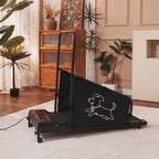 Dog Treadmill for Medium Dogs with Non-Slip Belt and Remote Control - Black