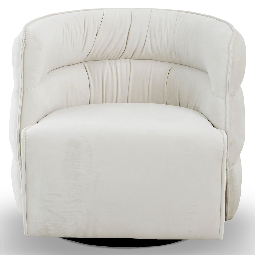 Walden Stylish Swivel Chair with Integrated Armrests - Multiple Colors