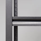 Heavy Duty Metal Garage Shelving Unit with Adjustable Shelves - Black