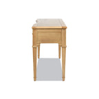 Dauphin 3 Drawer Executive Desk with Soft-Close Drawers - Light Brown or Gray