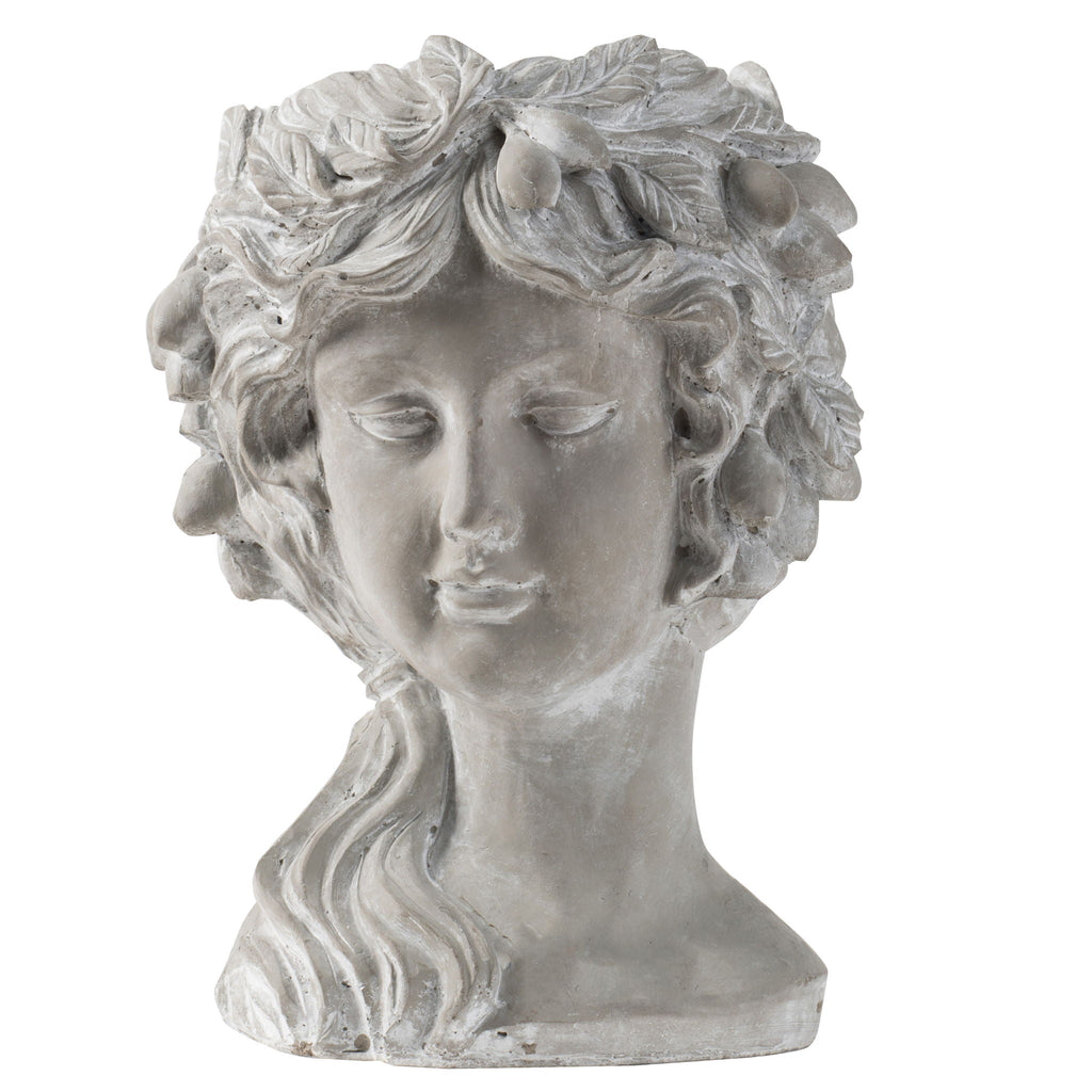 Cement Bust Wall Planter - Indoor & Outdoor Decor