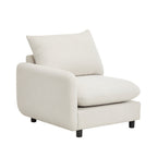 69 in. 2-Seats Modular Sectional Sofa Corner Chair