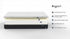 10" Cooling Copper Infused Memory Foam Mattress with Supportive Construction - White