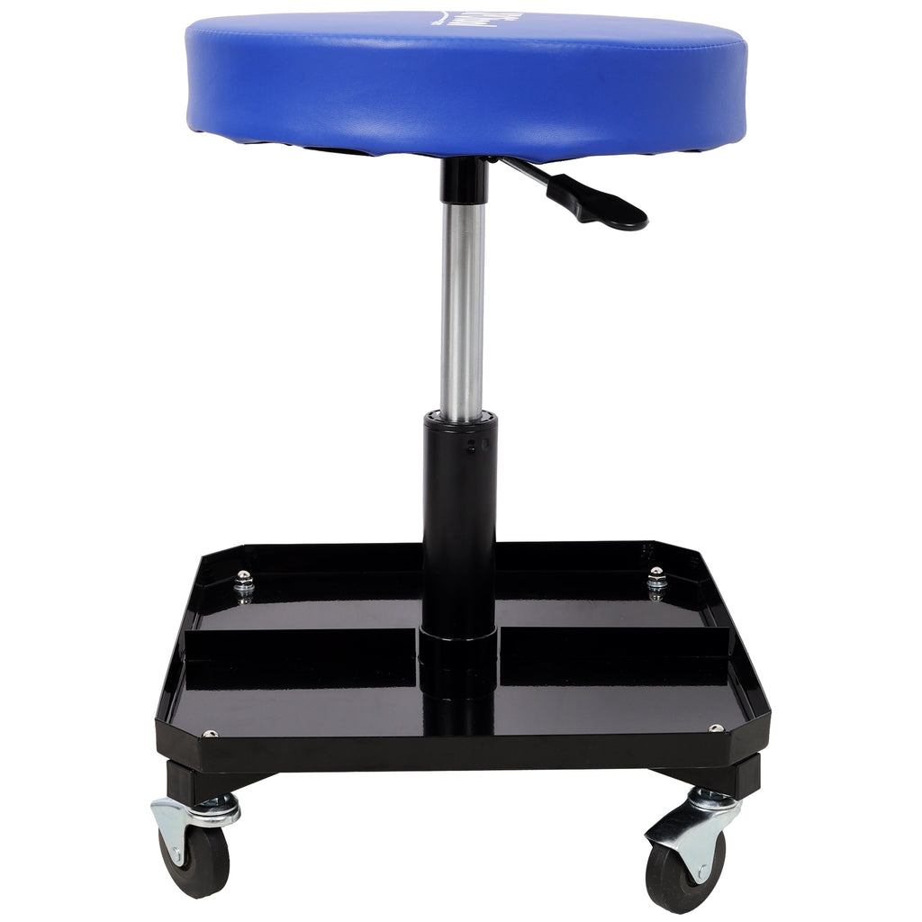 Adjustable Pneumatic Garage Stool with 250 LBS Capacity - Steel
