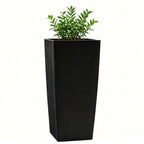 Indoor Outdoor Planter with Automatic Watering System - Dark Brown, Black, or White