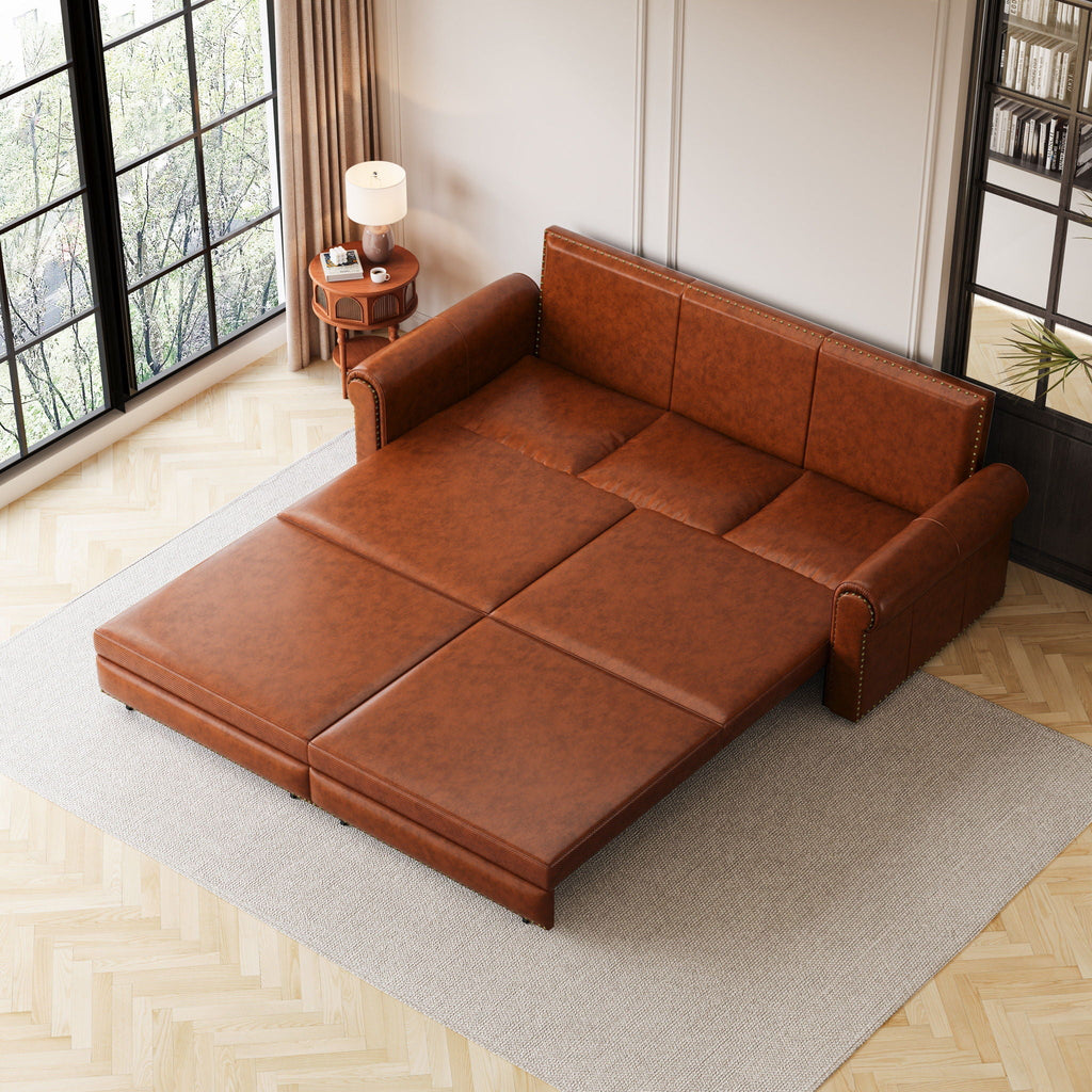 Chesterfield Sleeper Sofa with Pull Out Bed - Multiple Colors