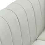 FX-P82B-BE Velvet 3-Seater Sofa