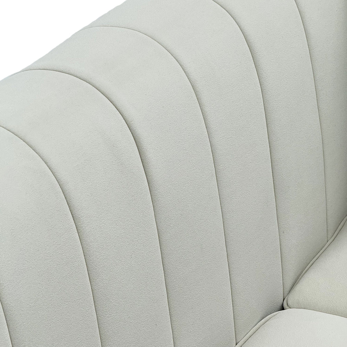 FX-P82B-BE Velvet 3-Seater Sofa