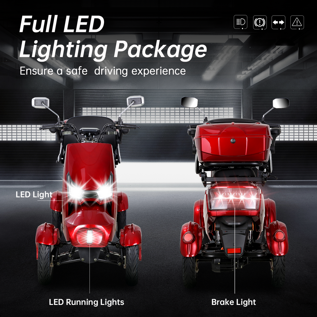 Electric Mobility Scooter with High Power - Large Size