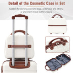 Hardshell Luggage Sets 4 Pieces with TSA Lock - Lightweight, Multiple Colors