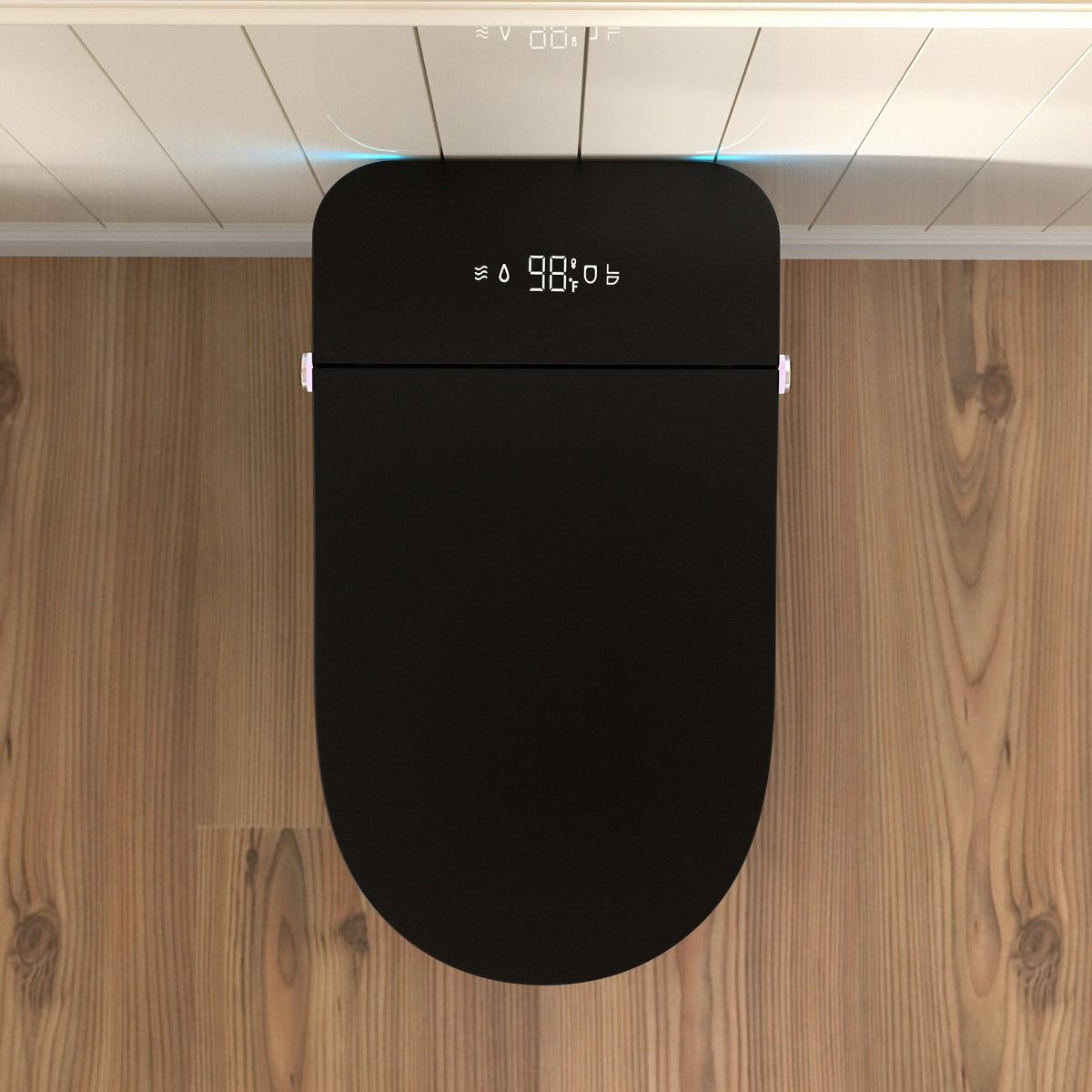 Elongated Smart Toilet with Bidet and Auto Flush - Matte