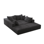 Oversized Sponge Cloud Sofa - Modern Sectional Couch Set