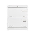 Locking Metal Filing Cabinet 3 Drawer - Multiple Sizes, Black or White