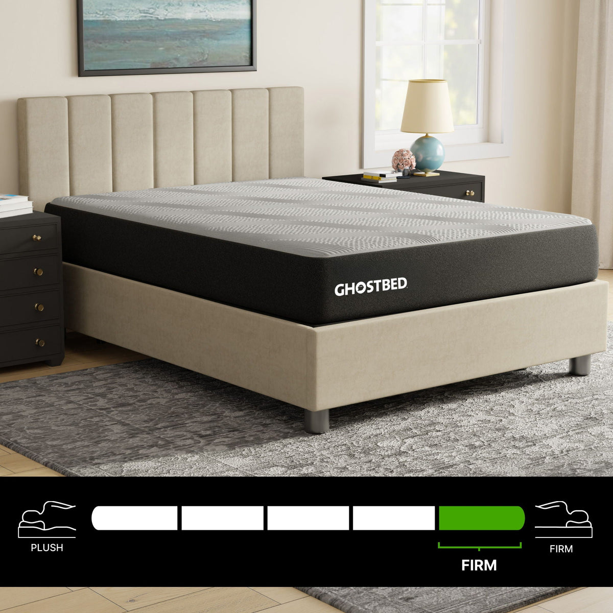 11" Foam Mattress with Cooling Gel Memory Foam and GhostFlex Support - White