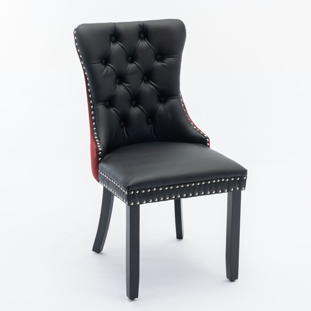 Nikki Modern Upholstered Dining Chair Set of 2
