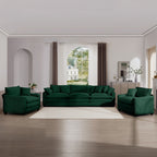 Oversized Deep-Seat Fabric Sofa & Chair Sets