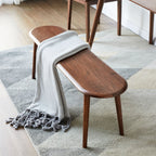 Dining Bench with Versatile Sizing - Light Brown or Dark Brown
