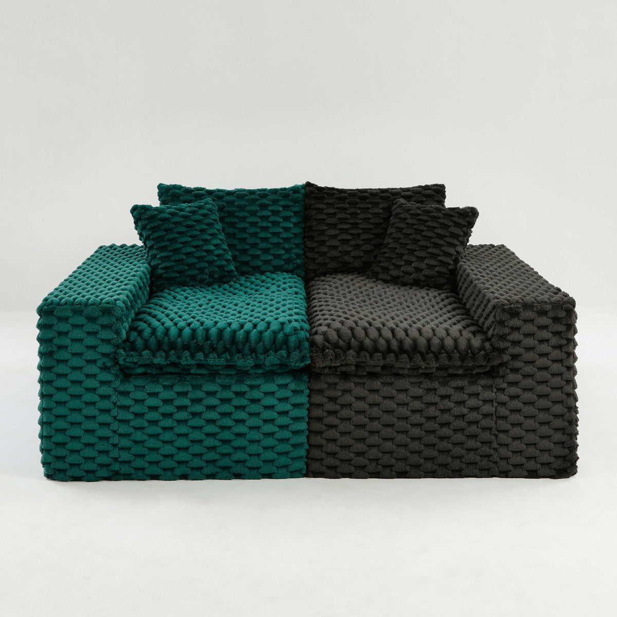 Multifunctional Stationary Sofa with Adjustable Layout - Choice of Color