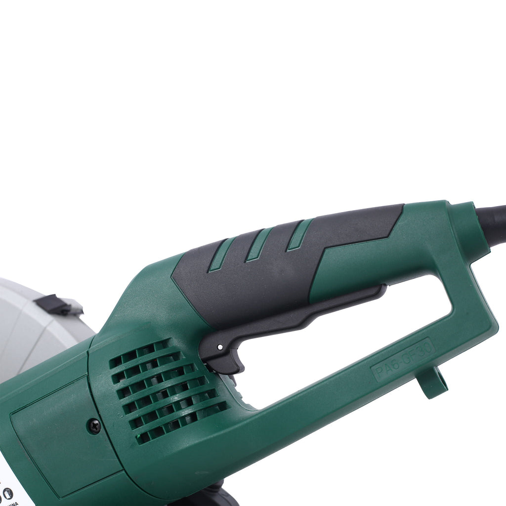 Portable Electric Circular Concrete Saw with 14" Wet/Dry Diamond Blade - Green