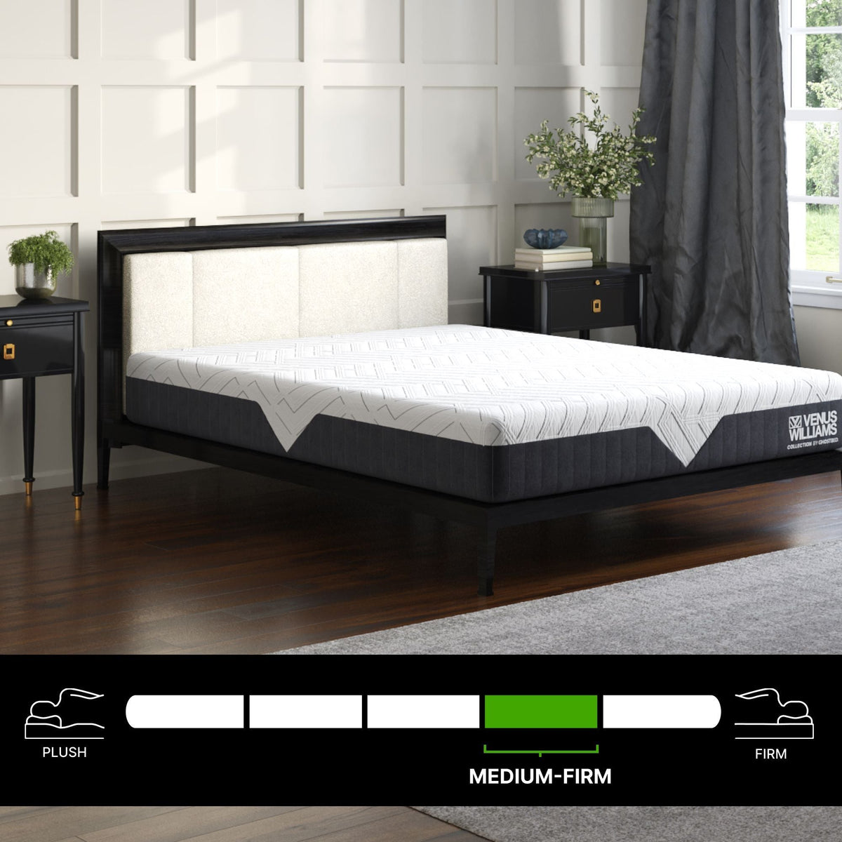 Venus Williams Legend - 12" Foam Mattress With Far Infrared Technology