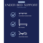 10" Hybrid Euro Top Mattress with Plush Comfort - Dark Gray