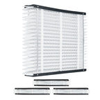 MERV 13 Electrostatic Pleated HVAC Furnace Filter 4-Pack with High Efficiency - White