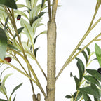 5' Artificial Olive Tree with Realistic Green Leaves - Green Leaves