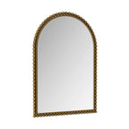 Vintage Iron Art Arch Mirror with Table & Wall Display Options - Gold or Pearl Silver