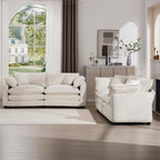 Oversized Deep-Seat Fabric Sofa & Chair Sets