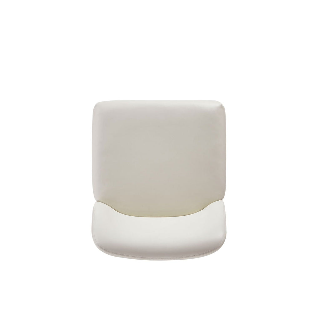 Serena Dining Chair with Geometric Metal Base - Available in Multiple Colors