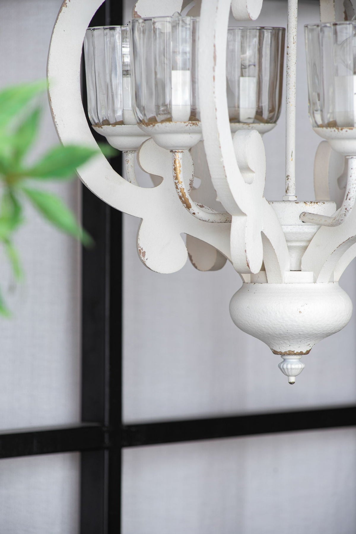 Farmhouse Chandelier with Adjustable Chain - Multiple Colors