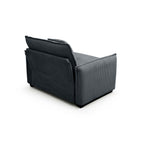 Modern Corduroy Sofa Set with Two Pieces - Grey or Green