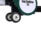 Electric Log Splitter 7 Ton with Double Flywheel - Black