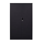 Metal Storage Cabinet With Locking Doors And Adjustable Shelf