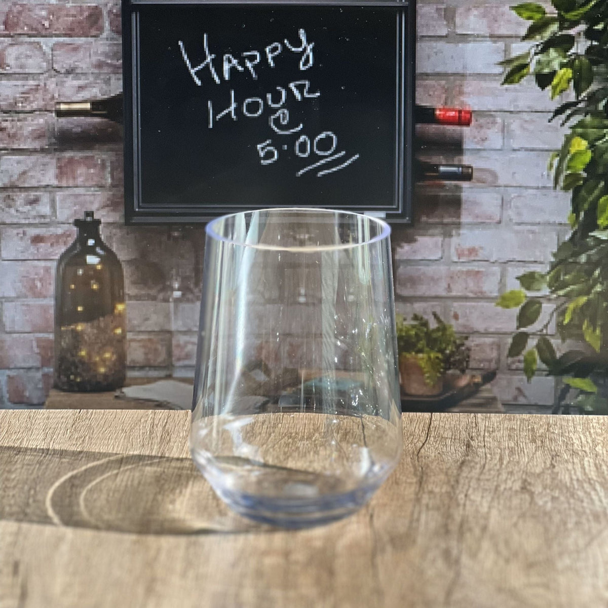 Unbreakable Wine Glasses with 17oz Capacity - Clear (Set of 4)