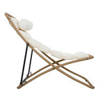 Outdoor Folding Chair Set with Adjustable Backrest – Black or Yellow