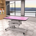 Hydraulic Pet Grooming Table with Adjustable Height - Purple or Pink