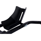 Heavy Duty Motorcycle Front Tire Chock with 1200 lb Capacity - Black