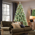 7FT Christmas Tree With 400 Warm Lights