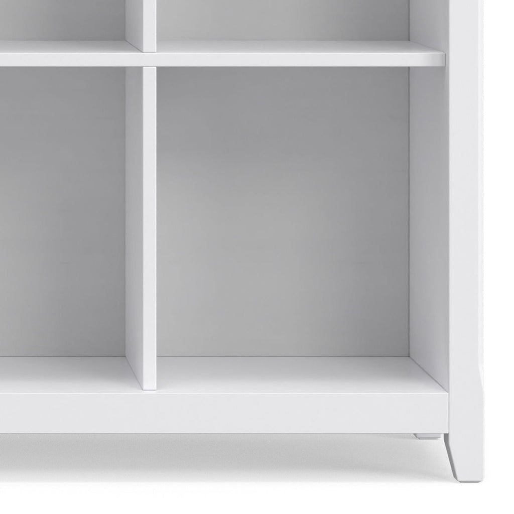Amherst Cube Storage Bookcase with Large Cubbies - Dark Brown, Dark Gray, or White